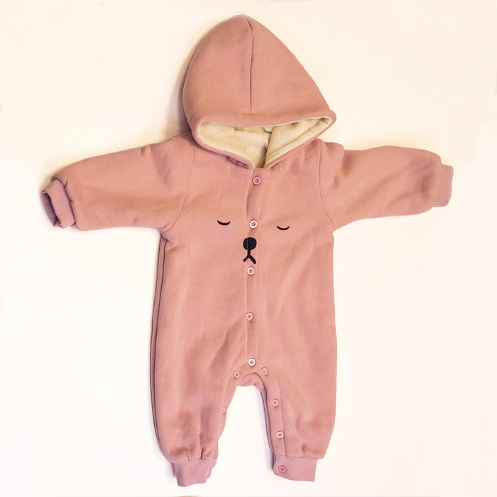 Комбинезон детский "Сон", рост 66 см, цвет розовый