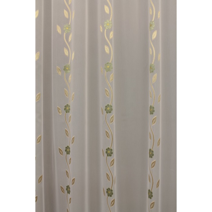 Тюль Розалия, ш. 300 х в. 260 см, белый, 100% полиэстер