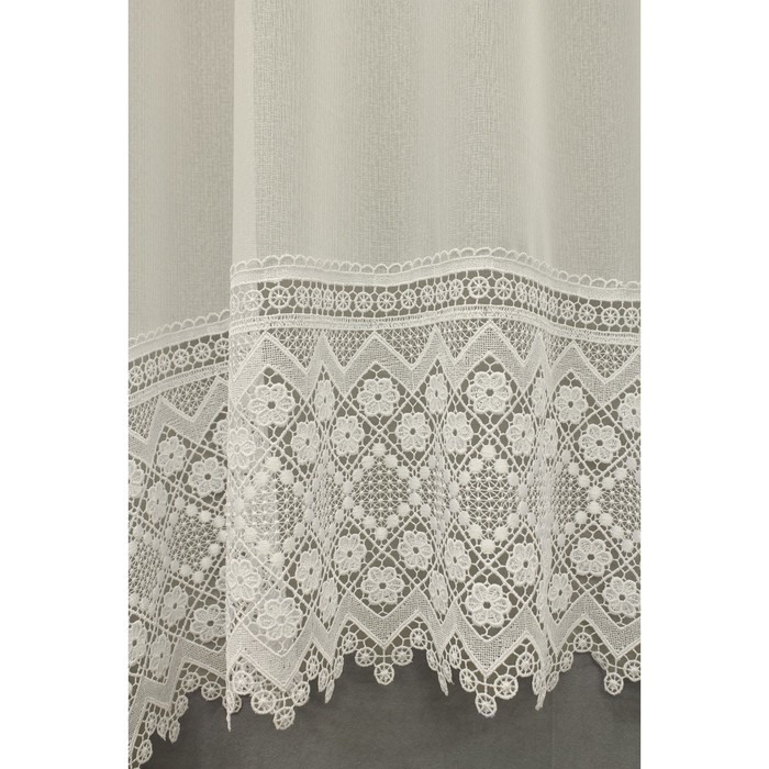 Тюль Кристл, ш. 320 х в. 190 см, бежевый, 100% полиэстер