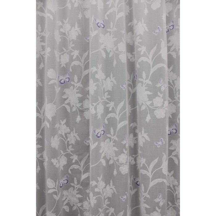 Тюль Батерфляй, ш. 300 х в. 280 см, сиреневый, 100% полиэстер