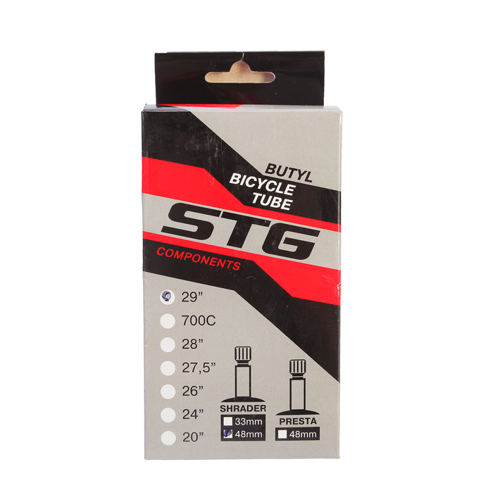 Камера 29"x1,75-2,125" STG, бутил, автониппель 48 мм