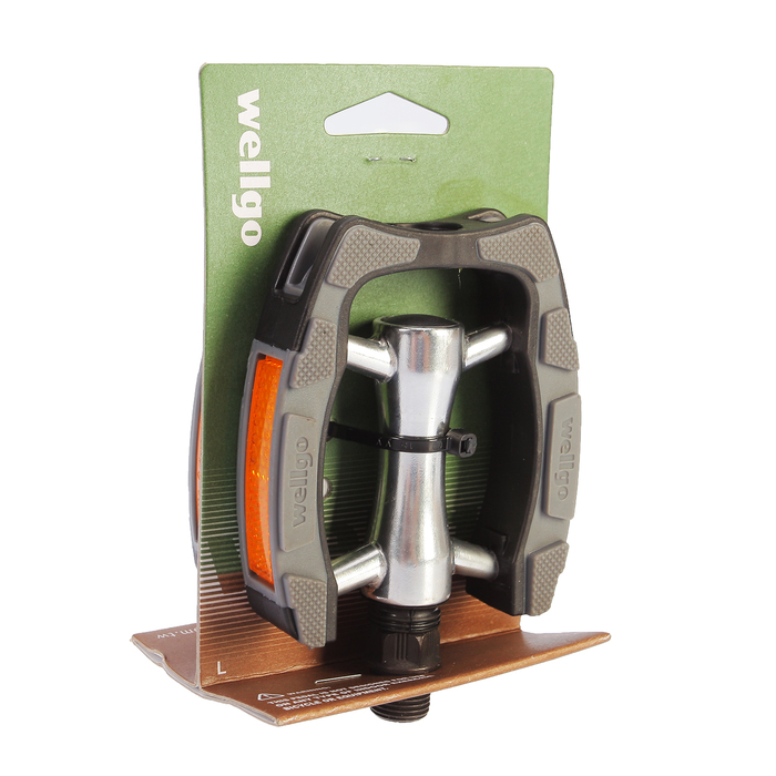 Педали Wellgo C098, пластик/алюминий, ось 9/16"