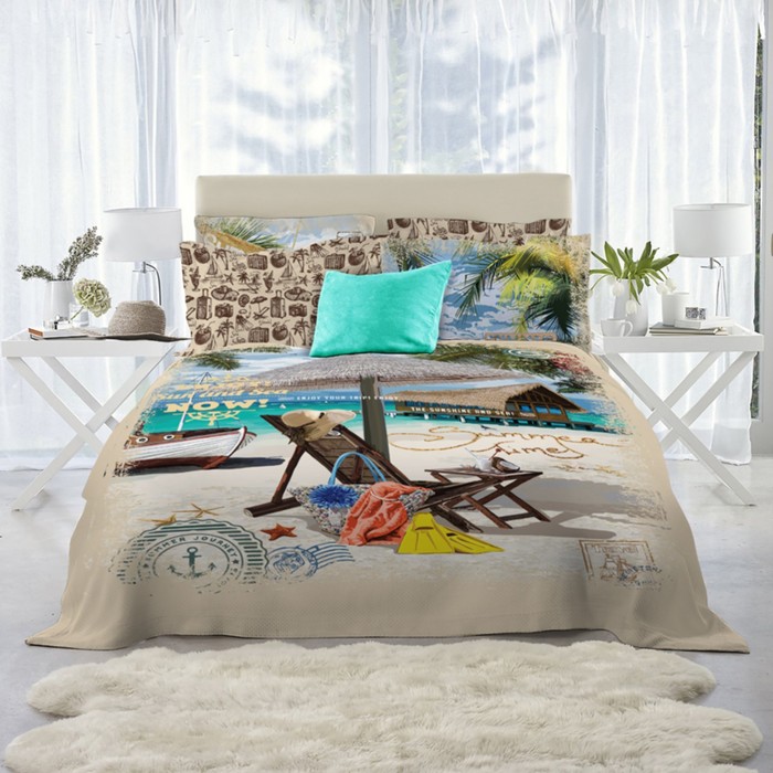 КПБ Lounger 2 сп, размер 215х240 см, 175х210 см, 50х70 см, 70х70 см по 2 шт, бязь