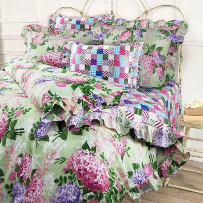 КПБ Lilac 2 сп, размер 215х240 см, 175х210 см, 50х70 см, 70х70 см по 2 шт, сатин