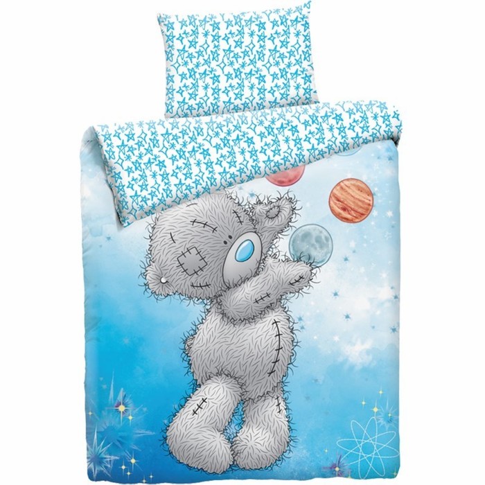 КПБ «Тедди Астроном», размер 150х215 см, 145х210 см, 50х70 см-1 шт, бязь