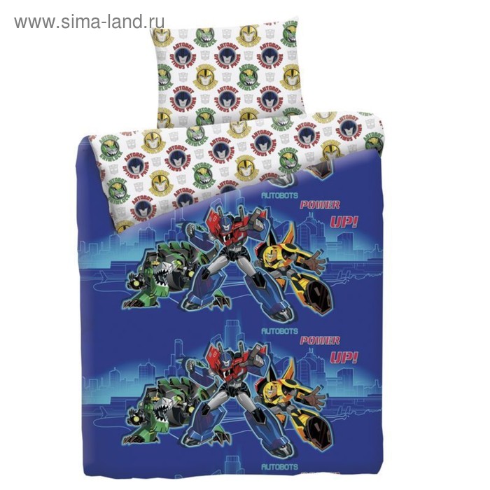 

Постельное бельё 1.5 сп Transformers, размер 145х210 см, 145х210 см, 50х70 см