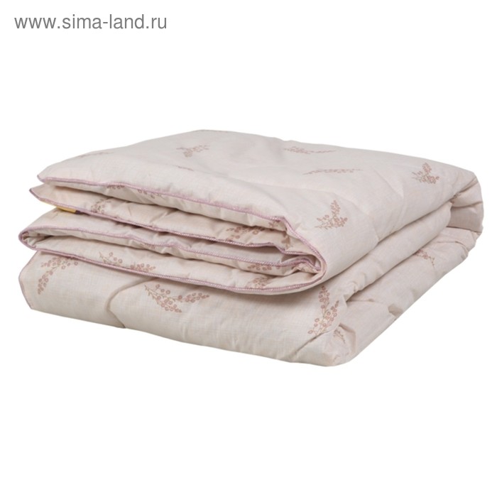 Одеяло «Лён», размер 140х205 см, поликоттон подушка лён размер 70х70 см поликоттон