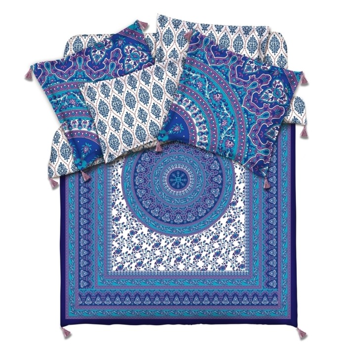КПБ Nargis евро, размер 240х260 см, 200х220 см, 50х70 см, 70х70 см по 2 шт, сатин