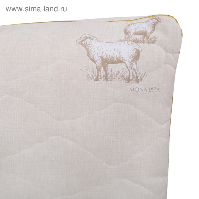 фото Подушка «овечья шерсть», размер 70х70 см, искусственный тик mona liza
