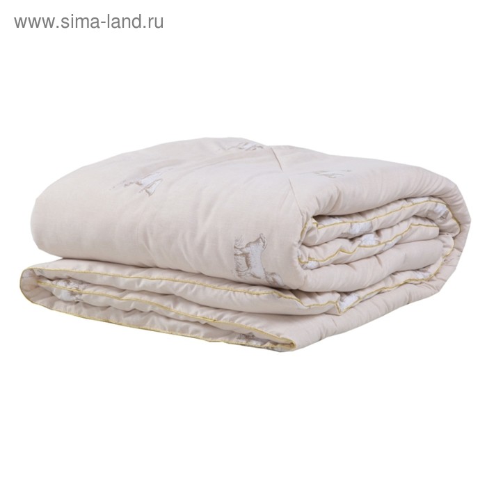 одеяло верблюжья шерсть размер 140х205 см искусственный тик Одеяло «Овечья шерсть», размер 140х205 см, искусственный тик