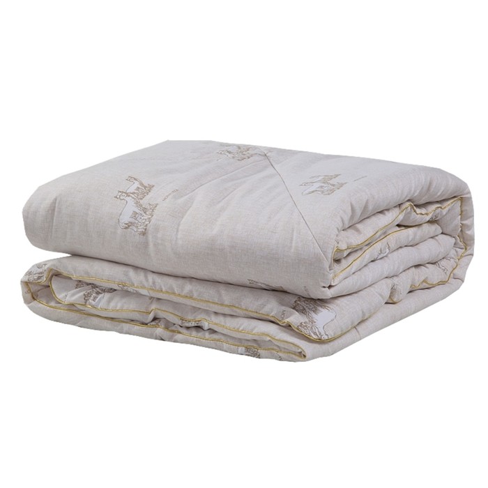 Одеяло «Шерсть Альпаки», размер 195х215 см, искусственный тик