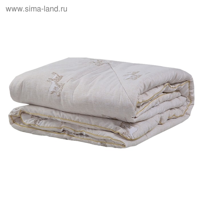 Одеяло «Шерсть Альпаки», размер 195 х 215 см, искусственный тик