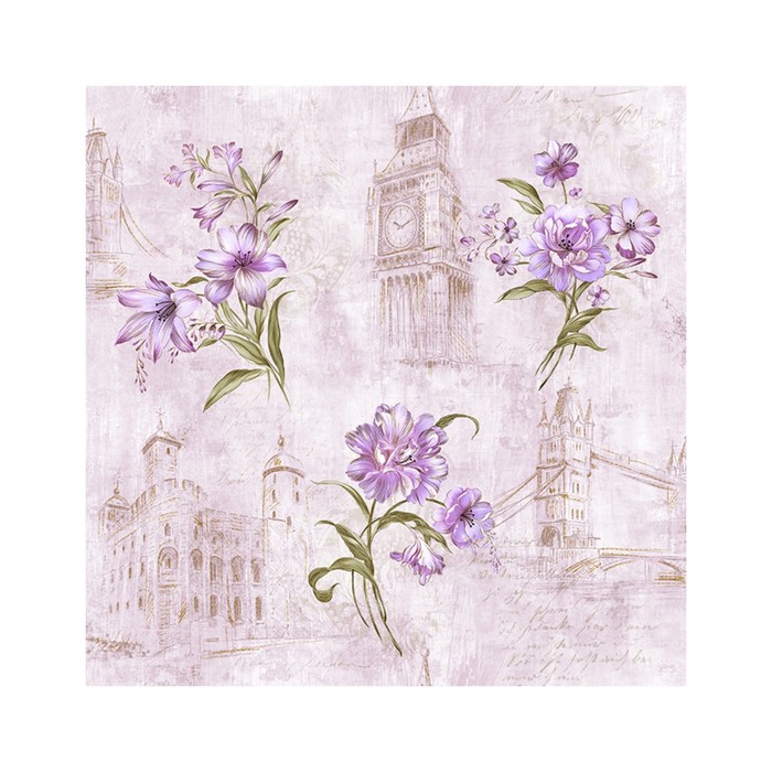 Обои бумажные Саратов Ф528-03 "Лондон-Л+", 0.53 х 10 м