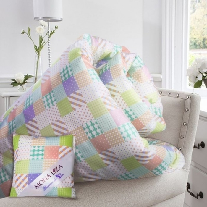 Одеяло Jasmine, размер 172х205 см, + саше с ароматом жасмина, тик