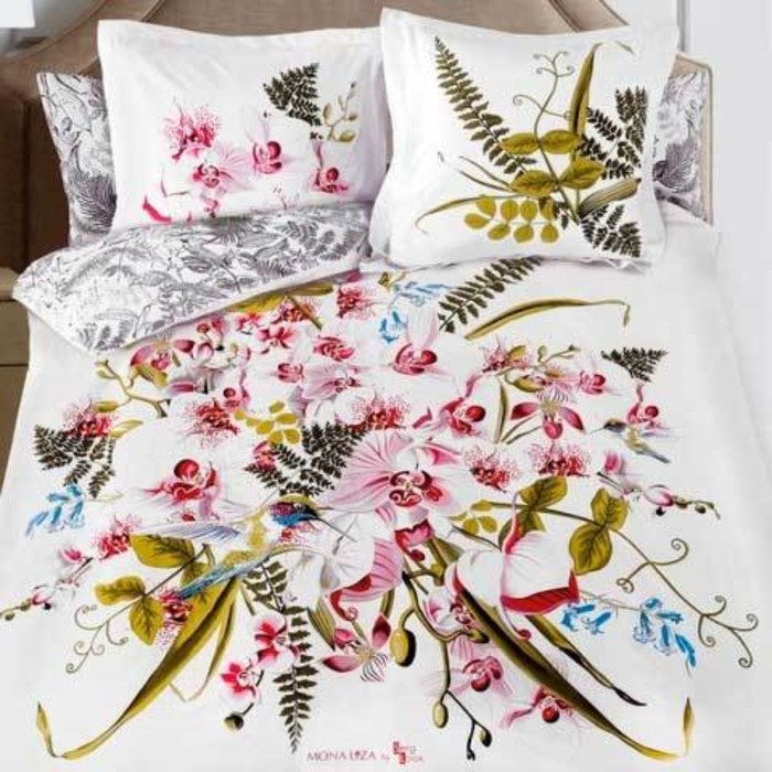 КПБ Orchid 2 сп, размер 215х240 см, 175х210 см, 50х70 см, 70х70 см по 2 шт, сатин