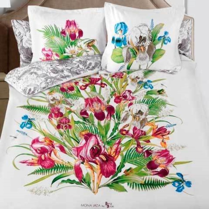 КПБ Iris евро, размер 240х260 см, 200х220 см, 50х70 см, 70х70 см по 2 шт, сатин