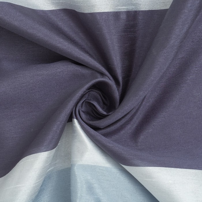 Тюль "Этель" Гамма синий 140х280 см (вертикальная полоса) 50 г/м², вуаль, 100% п/э