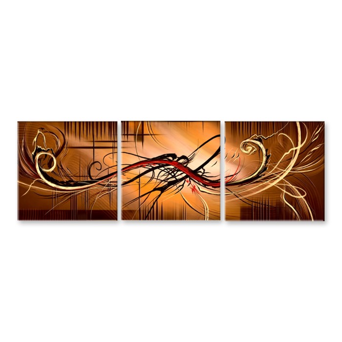 Модульная картина "Эспрессия" 90*30 см