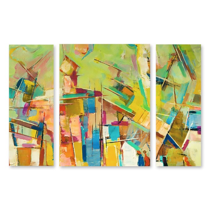 Модульная картина "Дом художника" 90*59 см