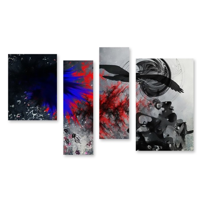 Модульная картина "Фантазия" 90*54 см