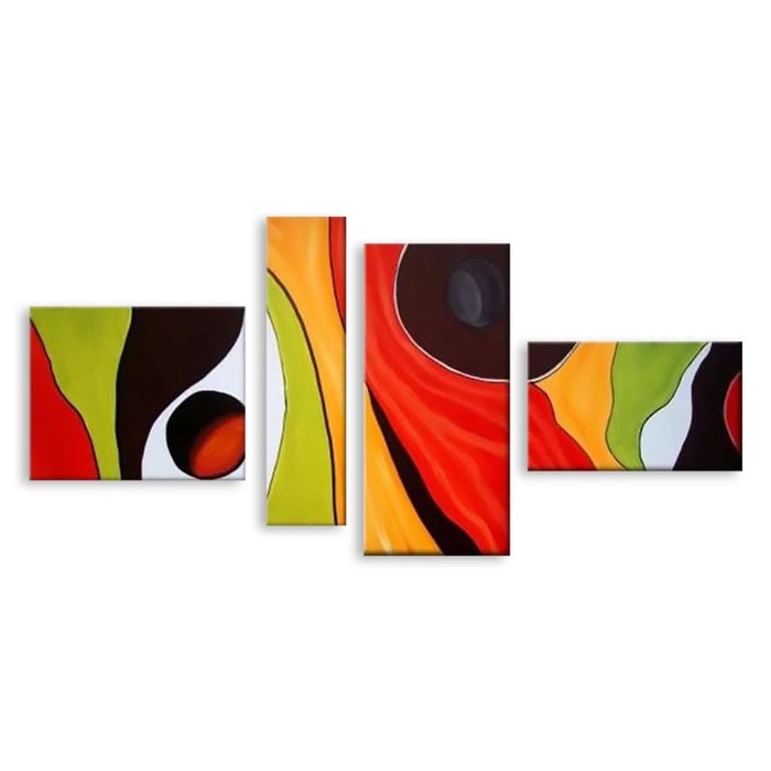 Модульная картина "Яркость" 120*57 см