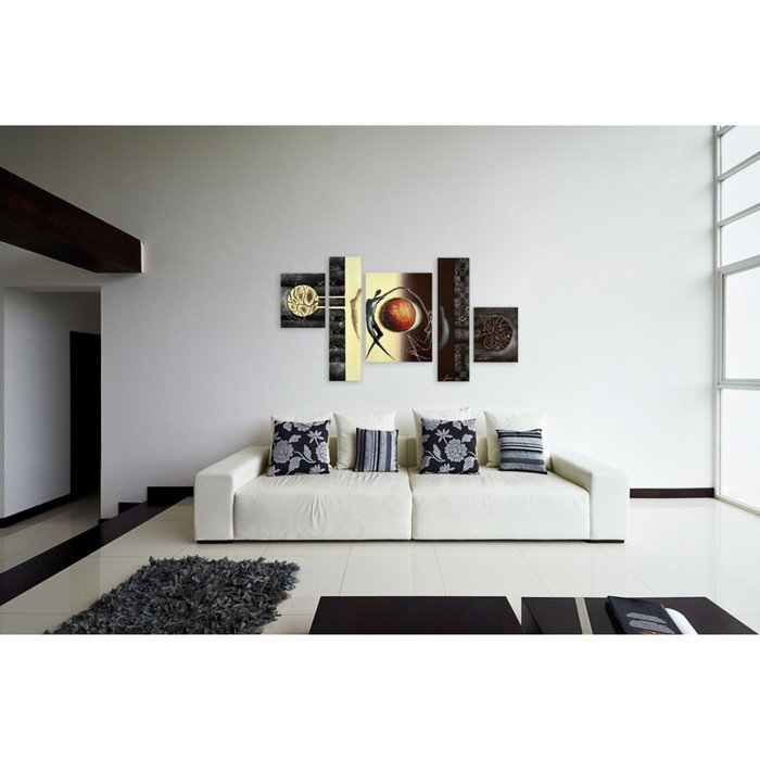 Модульная картина "Танец любви" 90*40 см