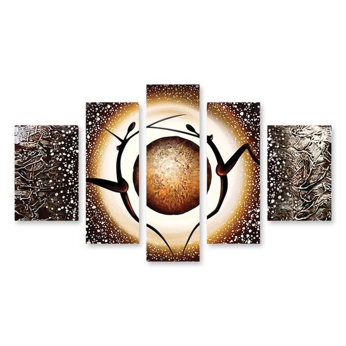 Модульная картина "Танцы" 90*45 см