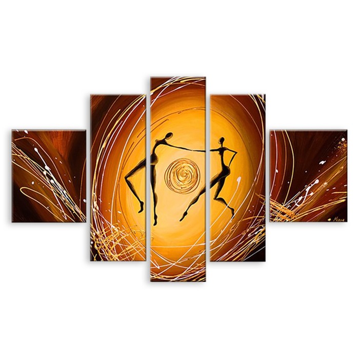 Модульная картина "Танец страсти" 90*51 см