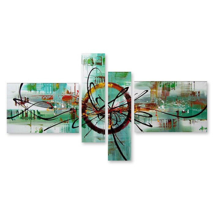 Модульная картина "Абстракция" 120*52 см