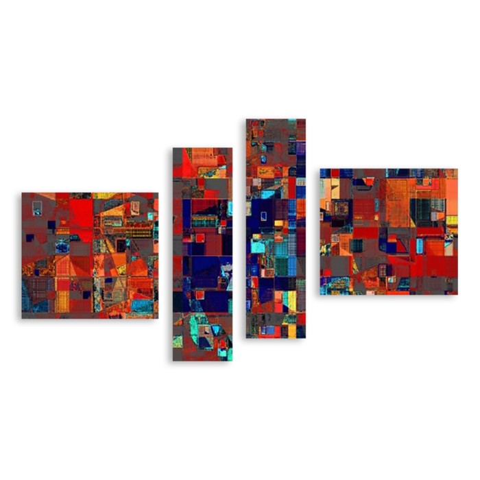 Модульная картина "Мозаика" 120*68 см