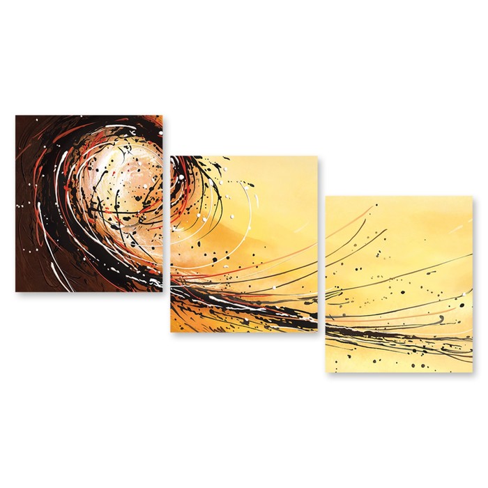 Модульная картина "Вихрь" 90*44 см