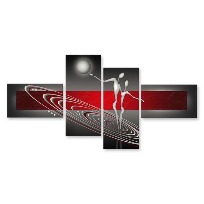 Модульная картина "Танец под луной" 120*57 см