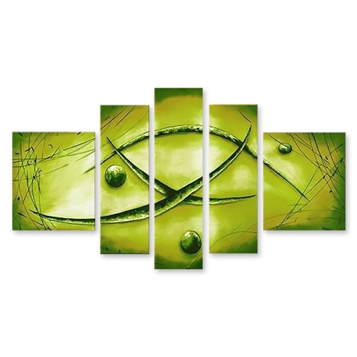 Модульная картина "В геометрии" 120*64 см