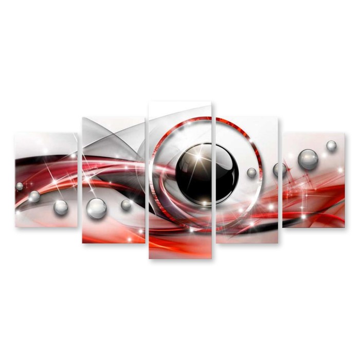 Модульная картина "Сферы" 90*43 см