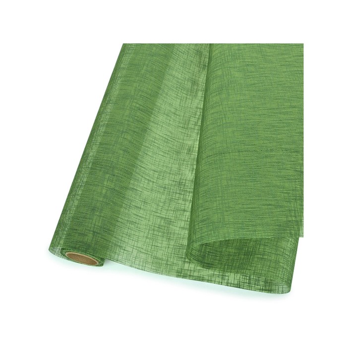 Бумага-пленка "Стелато", зелёная, 53 см x 4 м