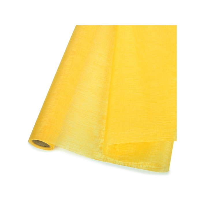 Бумага-пленка "Стелато", жёлтая, 53 см x 4 м