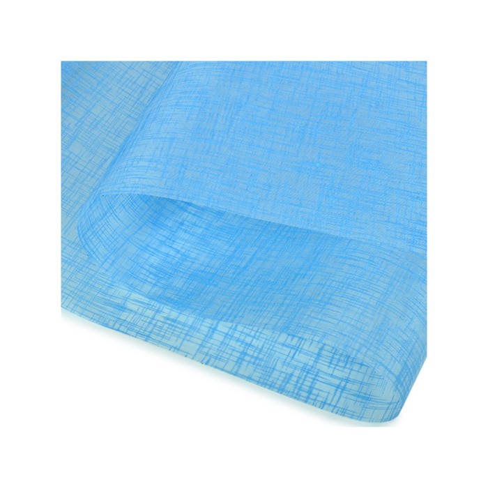 Бумага-пленка "Стелато", голубая, 53 см x 4 м