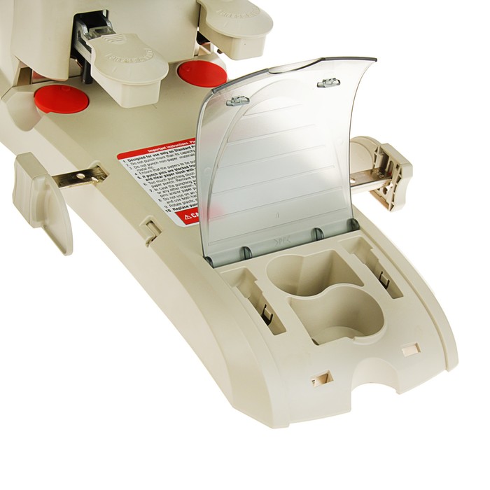 Дырокол мощный до 150 листов Kangaro HDP-2160N, металлический, с линейкой, черный