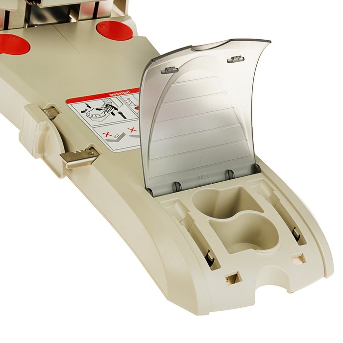 Дырокол мощный до 290 листов Kangaro HDP-2320N, металлический, с линейкой, микс