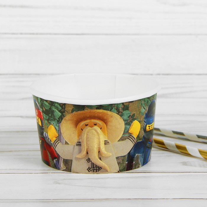 Стакан для мороженого "Лего Ниндзяго", набор 8 шт., 250 мл