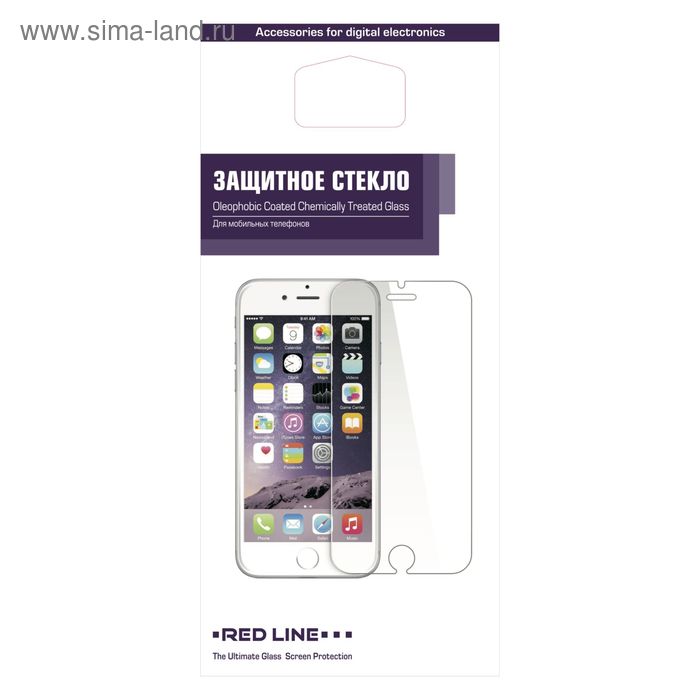 

Защитное стекло для экрана Redline для Apple iPhone 5/5s/5c