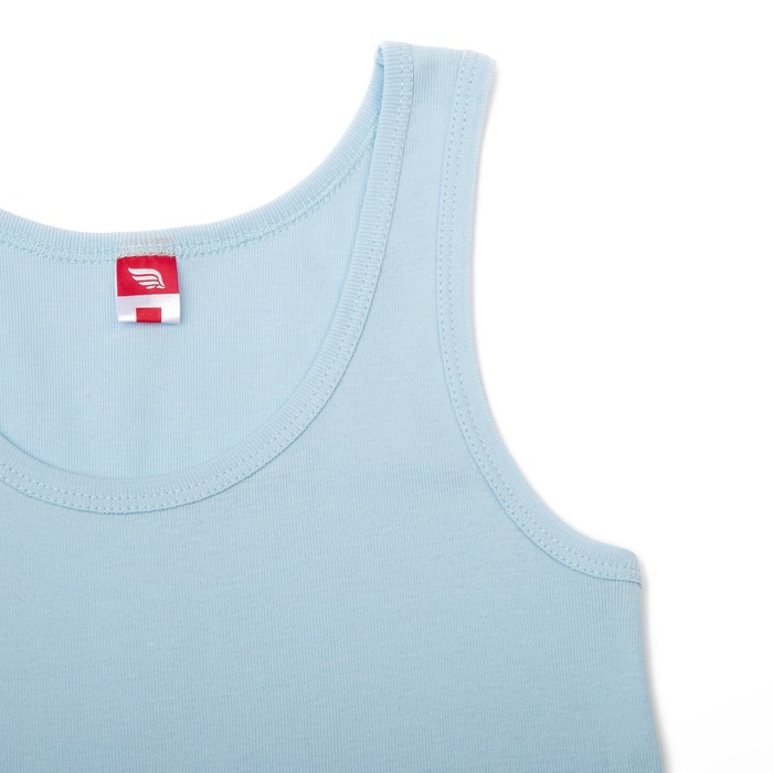 Комплект для мальчика (майка, трусы-боксеры), рост 140 см, цвет голубой