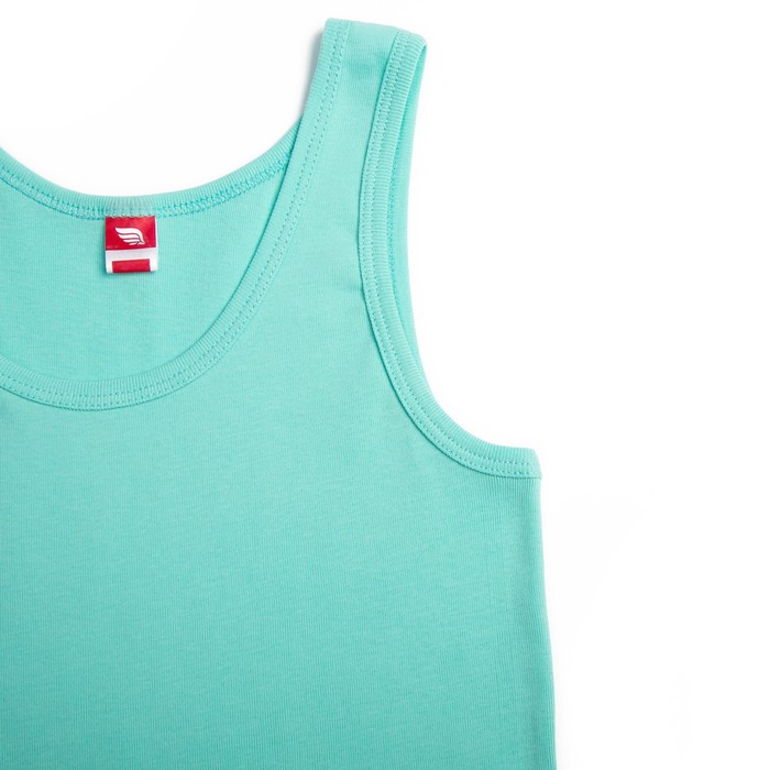 Комплект для мальчика (майка, трусы-боксеры), рост 140 см, цвет бирюзовый