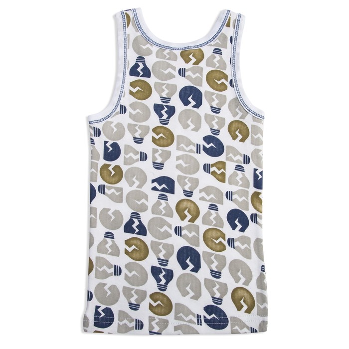 Майка для мальчика, рост 92 см, цвет серый