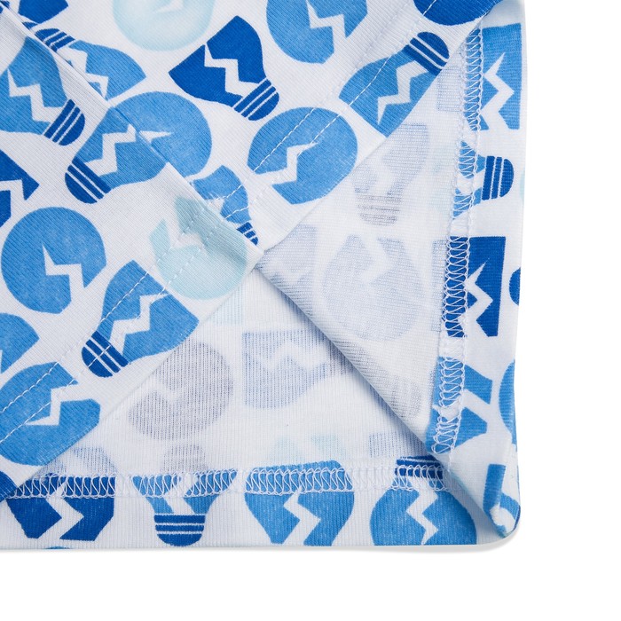 Майка для мальчика, рост 92 см, цвет голубой