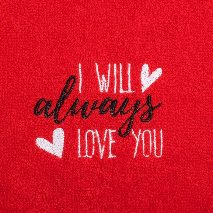 Набор полотенец "Love" 30х30 - 2 шт., 100% хл., 340 гр/м2