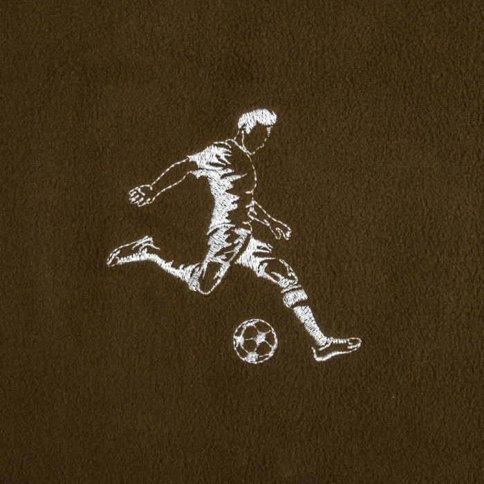 Плед "Collorista" Футболист 130х150 см, 100% п/э, флис 190 гр/м2