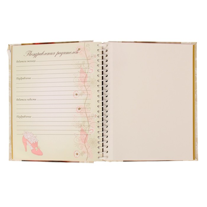 Фотоальбом магнитный 10 листов + 20 тематических страниц Diesel Wedding story8 розы