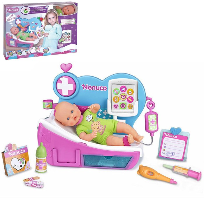 Пупс "Ненуко доктор" с аксессуарами, МИКС