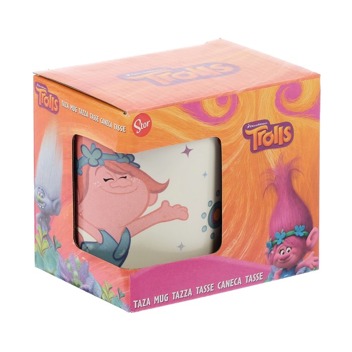 Кружка 325 мл "Тролли", подарочная упаковка